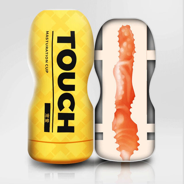 Touch Masturbator Vacuum Cup Yellow