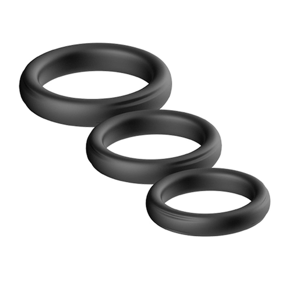 ruff GEAR Pure Silicone Stay Hard Cock Ring Set