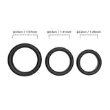 ruff GEAR Pure Silicone Stay Hard Cock Ring Set