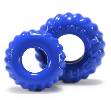 Oxballs TRUCKT Cockring 2 Pack Police Blue