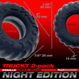 Oxballs TRUCKT Cockring 2 Pack Night Edition