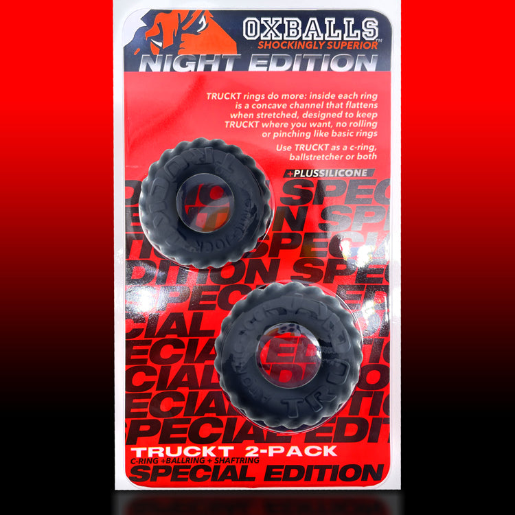 Oxballs TRUCKT Cockring 2 Pack Night Edition