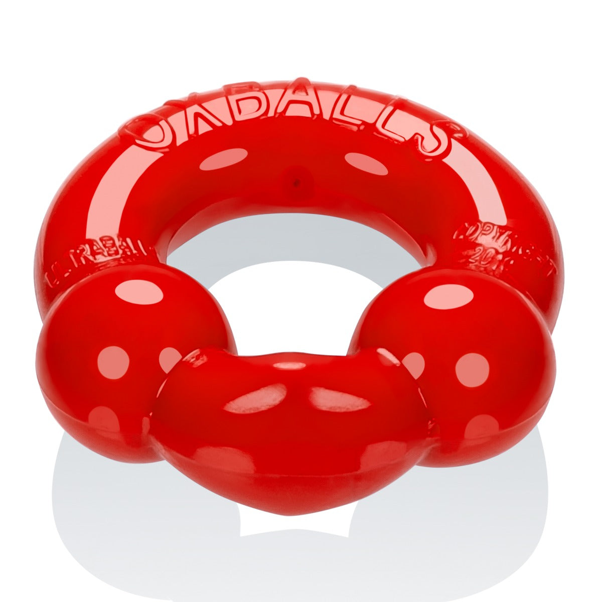 Oxballs ULTRABALLS 2 Pack Cock Ring Steel Red