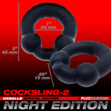 Oxballs ULTRABALLS 2 Pack Cock Ring Night Edition