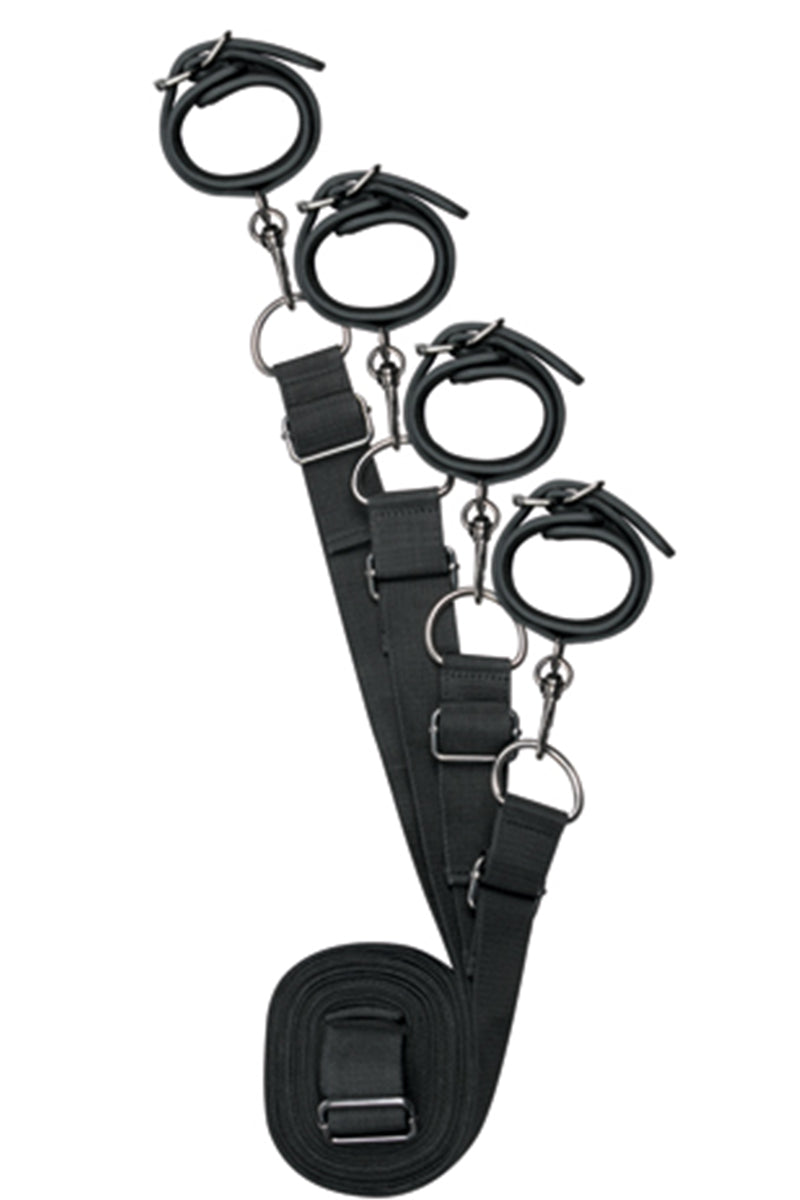 EasyToys Under Mattress Restraint Set Black