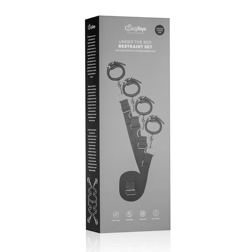 EasyToys Under Mattress Restraint Set Black