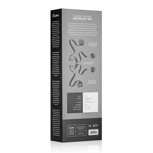 EasyToys Under Mattress Restraint Set Black