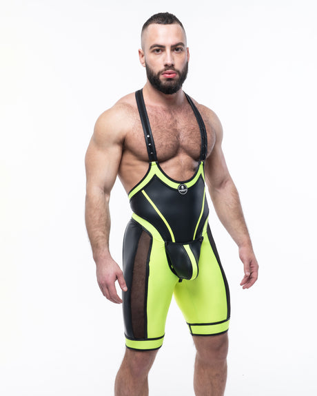Spartas Enea Neo Lycra Mesh Singlet Yellow