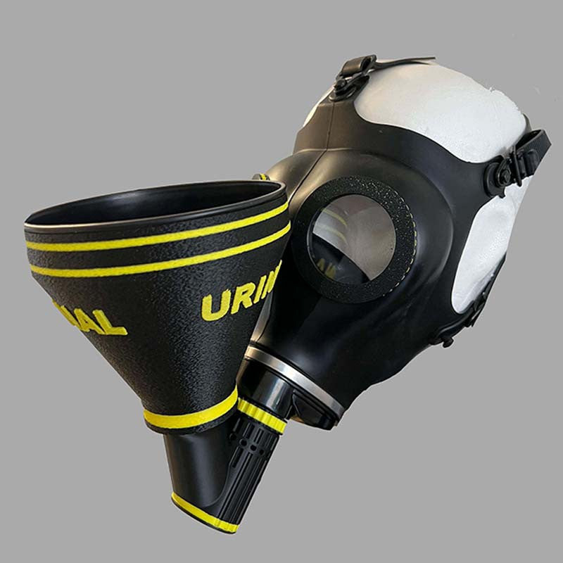 XTRM Urinal Funnel Mask Black Yellow