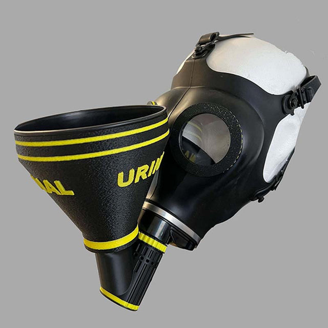 XTRM Urinal Funnel Mask Black Yellow