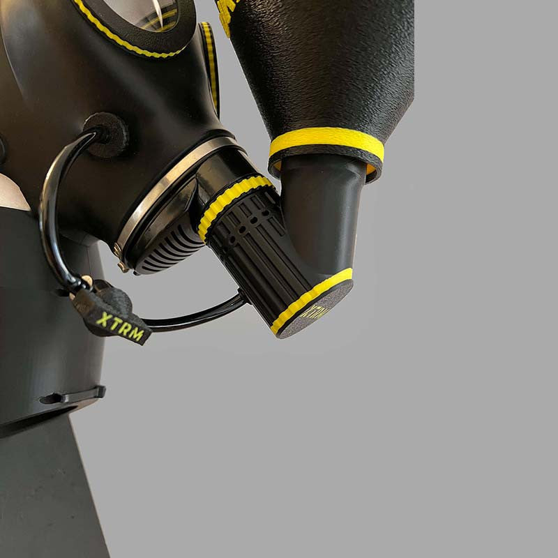 XTRM Urinal Funnel Mask Black Yellow