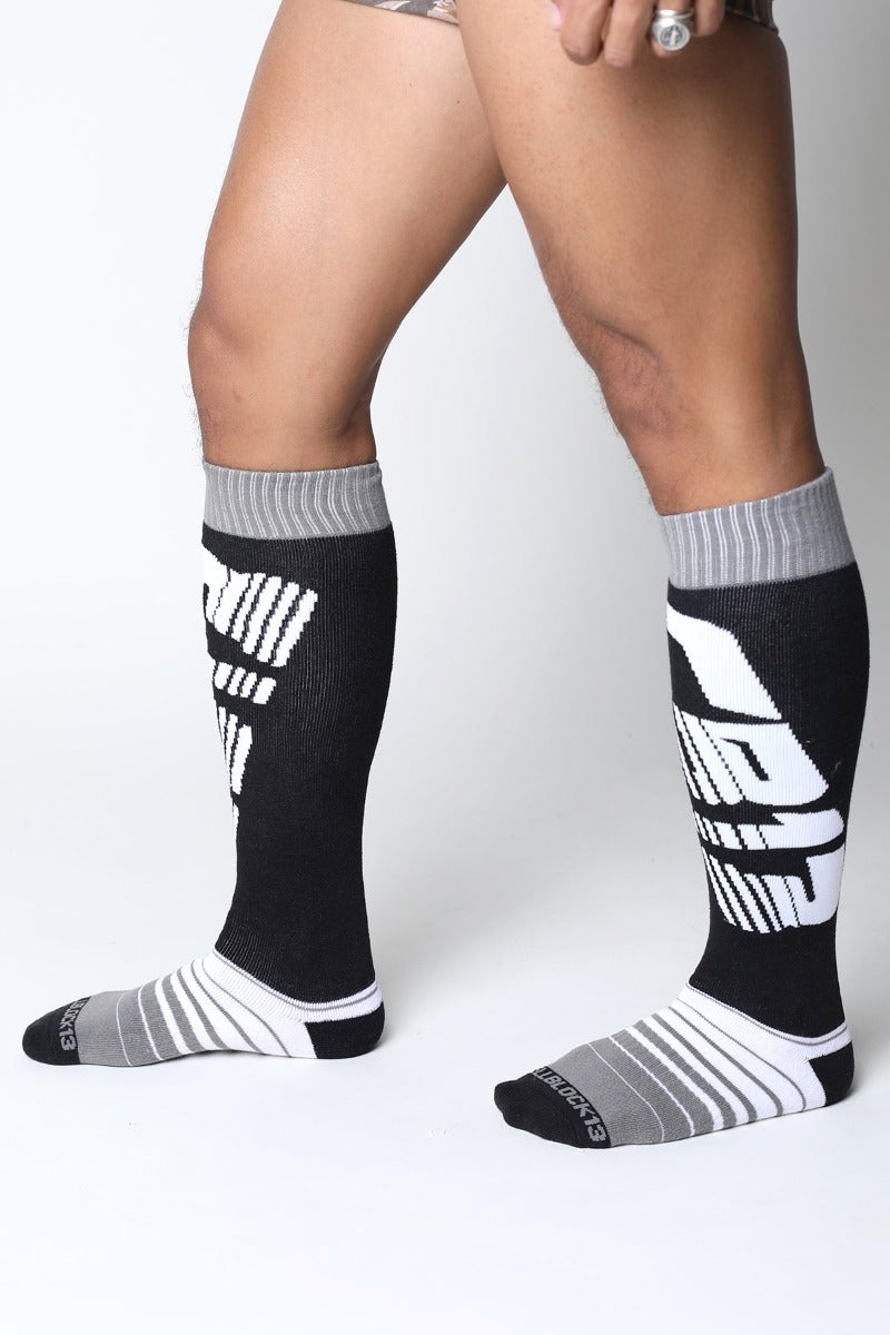 Cellblock 13 Velocity 2.0 Knee High Sock Grey