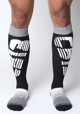 Cellblock 13 Velocity 2.0 Knee High Sock Grey