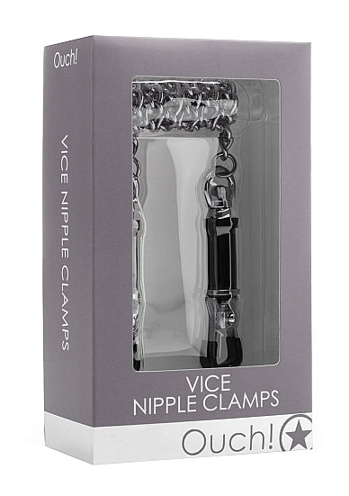 Ouch Adjustable Nipple Clamps Black