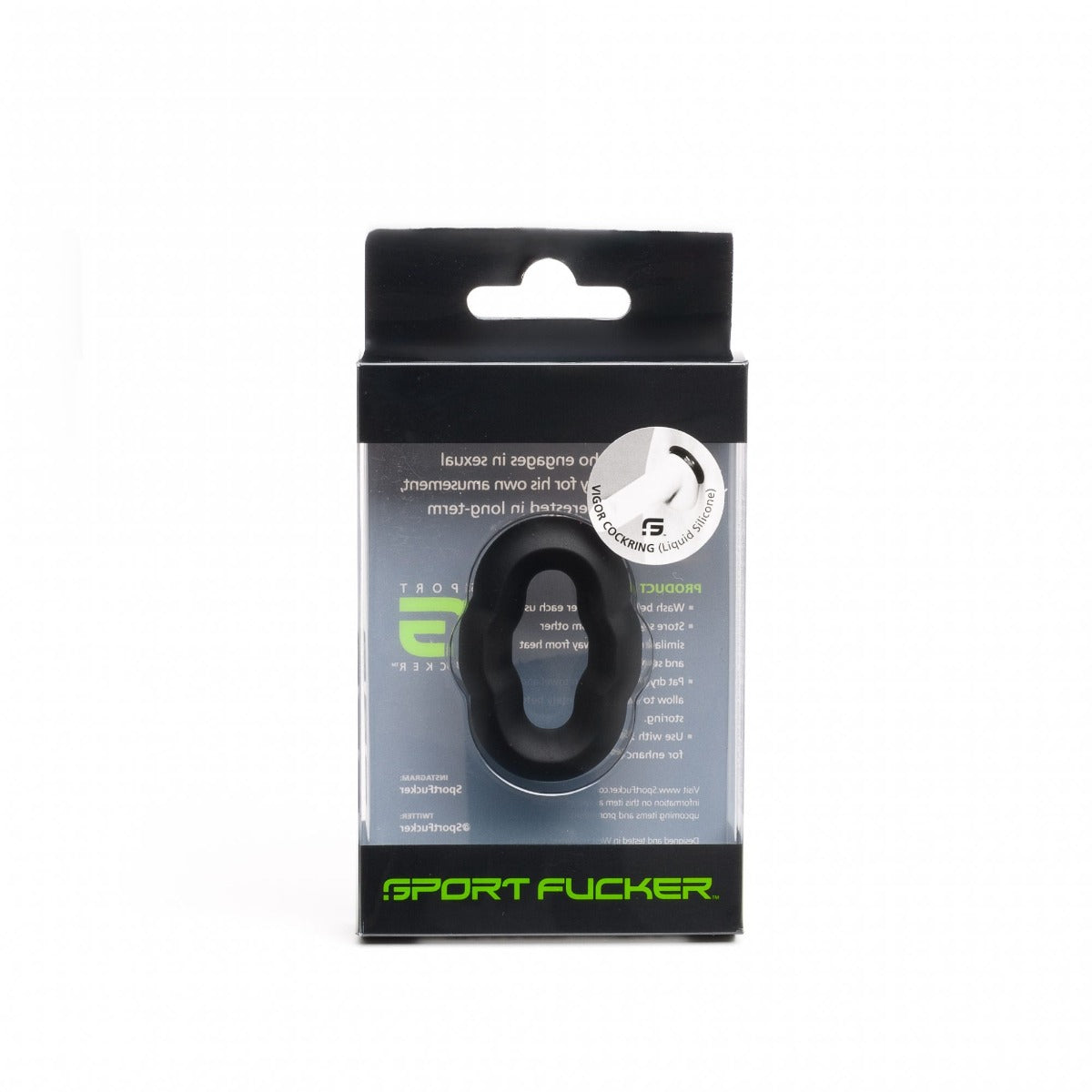 Sport Fucker Vigor Cock Ring Black