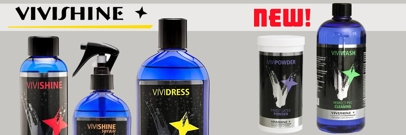 Vivishine Latex Care - Talc, Shine, Cleaning and Dressing