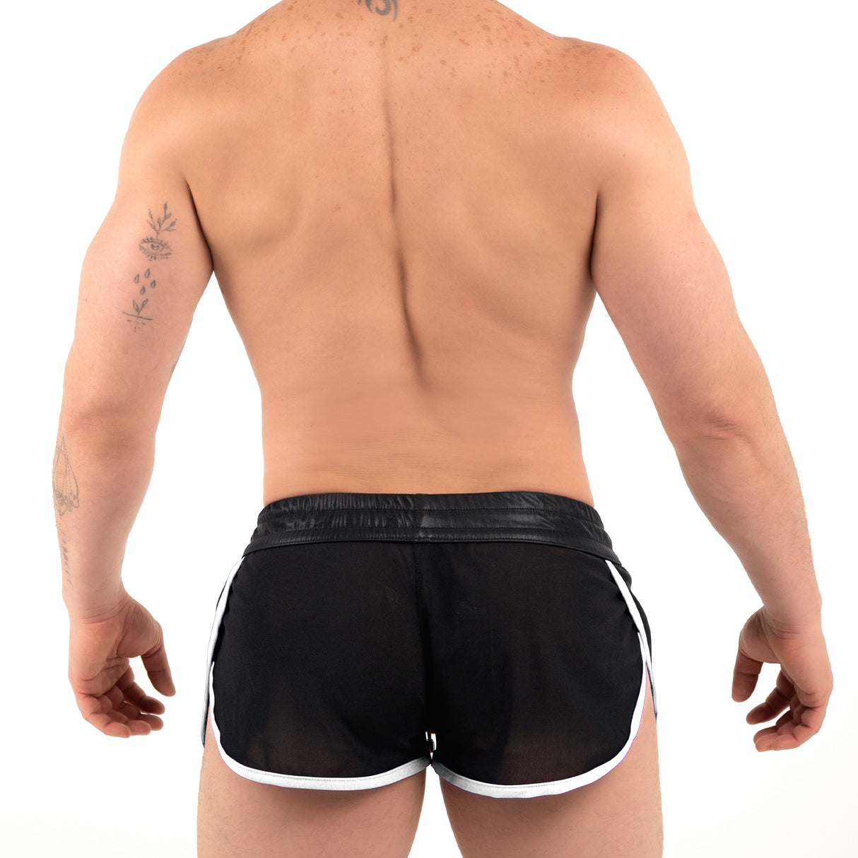 ROK Kinky Mesh Short Black White