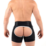 ROK Kinky Chap Short Black White