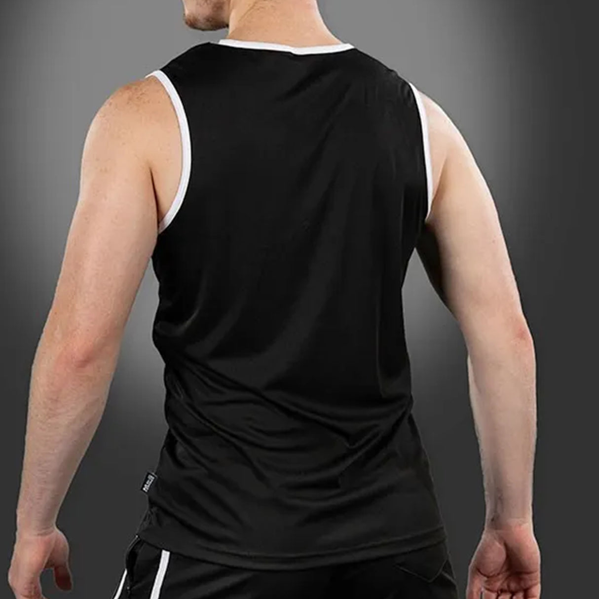 Mr S Leather Baller Tank Top White