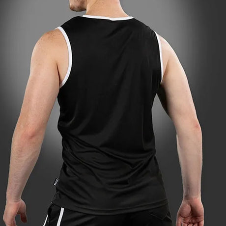 Mr S Leather Baller Tank Top White