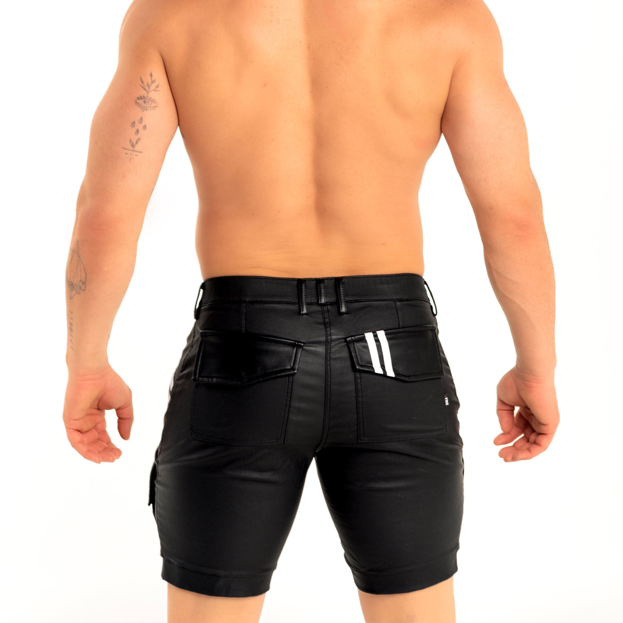 Dale Mas Industrial Cargo Short Black White
