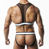 Spartas Penelope Neo Body Harness and Jockstrap White