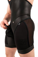 ROK Kinky Close Wrestler Singlet Black