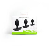 Sport Fucker MOTOVibe Plug N Play Butt Plug Kit Black